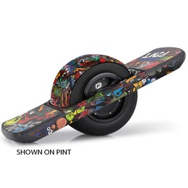 Graphics for OneWheel Plus XR, Graffiti design, Rail and fender decals and grip tape, EARTH SURF DESIGNS by Senge Graphics Inc.
