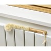 Addis Flexible Radiator Dusting Brush with Natural Bamboo handle, Natural,