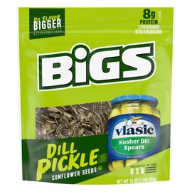 BIGS Sunflower Seeds, Vlasic Dill Pickle Flavor, 16 oz.