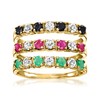 Ross-Simons 1.40 ct. t.w. Multi-Gemstone Jewelry Set: 3 Rings in