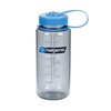Nalgene Tritan Wide Mouth BPA-Free Water Bottle, Grey w/ Blue