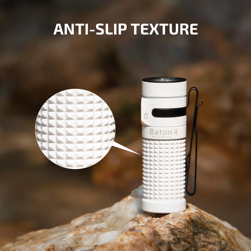 OLIGHT Baton4 Premium Edition Compact Handheld Torch Max 1300 Lumens