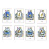 Texben 6 Mandiles Para Cocina Sublimados Lotería Mexicana