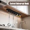 Utensil Racks with 6 Hooks Kitchen Utensil Holders Organizer Balck