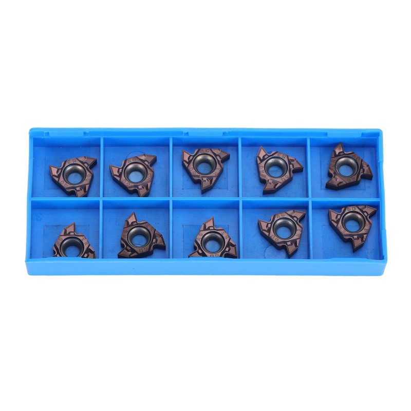 10Pcs Threading Inserts CNC Lathe Indexable Carbide Blade Turning Tool