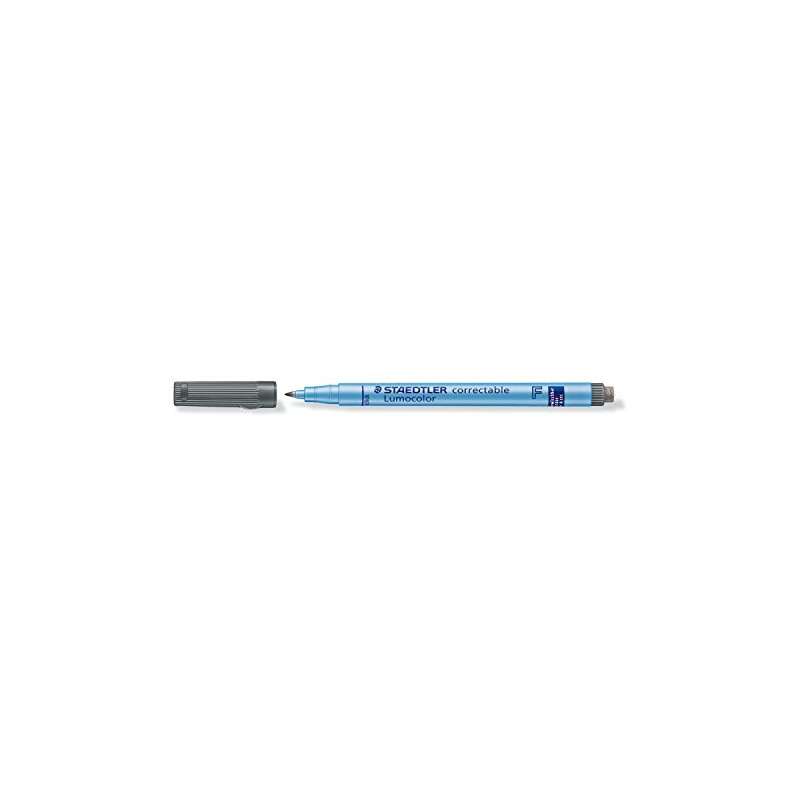 STAEDTLER Lumocolor Correctable Foil Pen Black 0.6, F