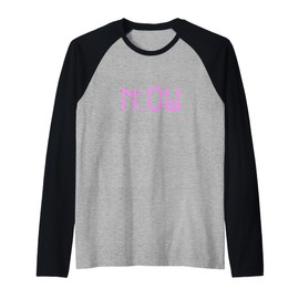 Pink The Time Is Now Pink Graphic Raglan Baseball Tee