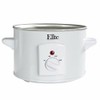 Elite Cuisine MST-250XW Electric Slow Cooker Ceramic Pot, with Adjustable