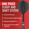Shot! Darts Flight Deck One Piece Dart Flight and Shaft