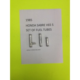 honda 1985 HONDA SABRE V 65 S COMPLETE SET OF ALLUMINUM CARB FUEL TUBES