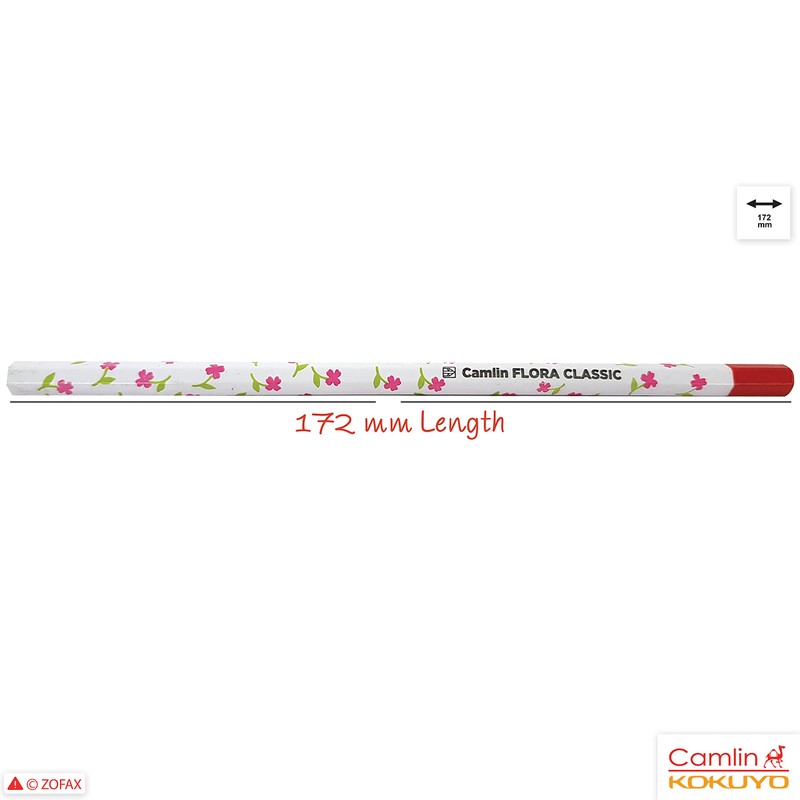 Camlin KOKUYO Flora Classic Dark Smooth - 10 HB Pencils