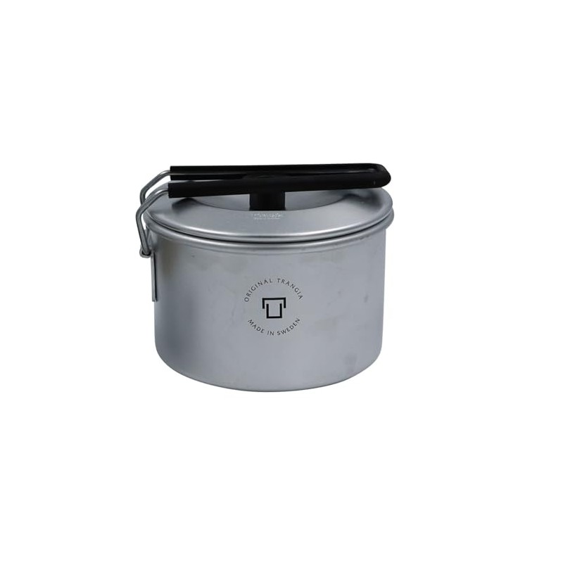 Trangia T-Cup with Lid - Multifunctional Cup, Colour: Black