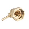 sourcing map Brass Hose Barbed Suitable for Elbows, 4 mm