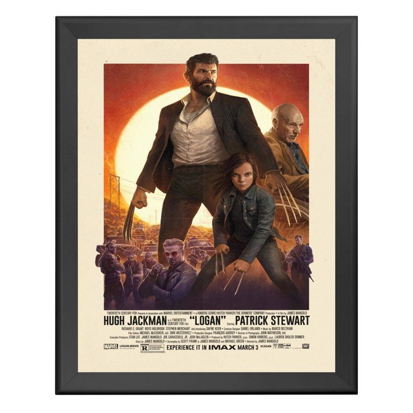 SnapeZo Poster Frame 30x40 Inches, Black 1.7 Inch Aluminum Profile,