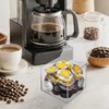 EXZACT Coffee Capsule Cube 15cm Acrylic, Coffee Pod Basket Organiser