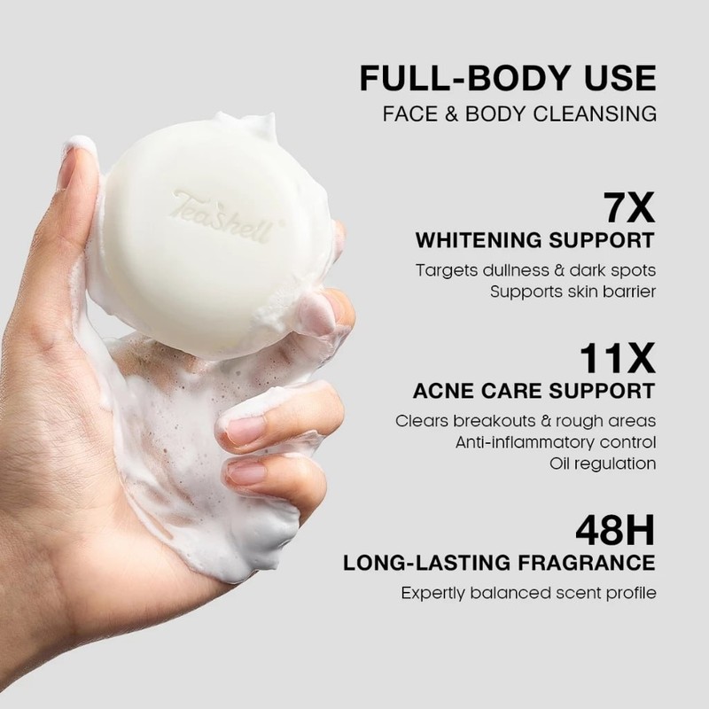Original HQ | Teashell Soap For Whitening, Brightening Skin //