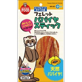 Marukan Minimal Food Treats Forest Ferret Papaya Stick 3.2 oz (90 g)