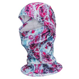 Glacier Glove Unisex Glacier Lightweight Breathable UPF 50+ 4 Way Stretch Sun Hood | for Outdoors, Hunting, Fishing, Hiking, Pink Camo
