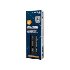 Lyra China Marker Black - Box of 12 Pens