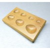 JTS Pear Shape Teardrop Forming Wooden Dapping Block Jewelry Shaping