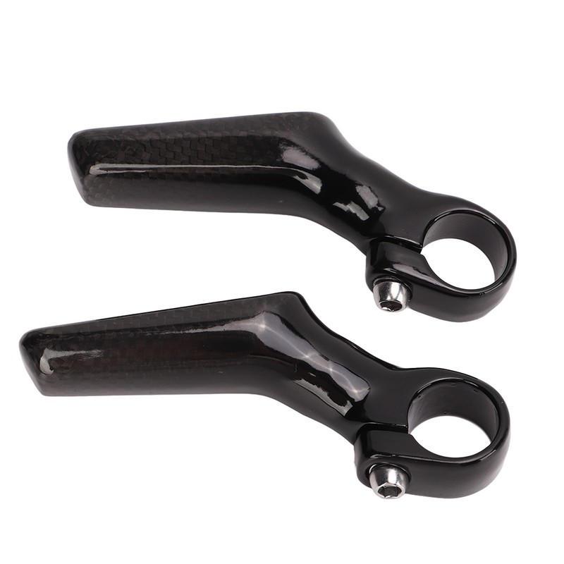 Mountain Bike Handlebars Bar Ends 1 Pair Carbon Fiber 3K
