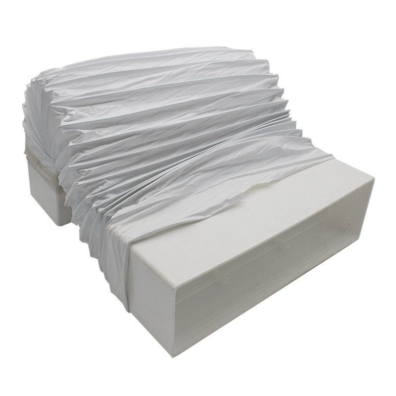 Kair Rectangular Flexible Bend 204mm x 60mm - 500mm Length