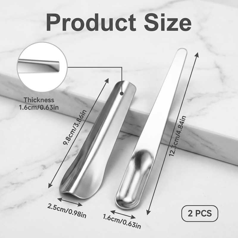 2 Pack Caulking Tool Kit, Metal Caulk Remover & Grout