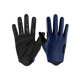 INBIKE Cycling Gloves 5mm Padded Shock Absorbing MTB Gloves Touchscreen Fingertips Breathable Non-Slip Reflective Cycling Gloves Men Women F419, navy, M