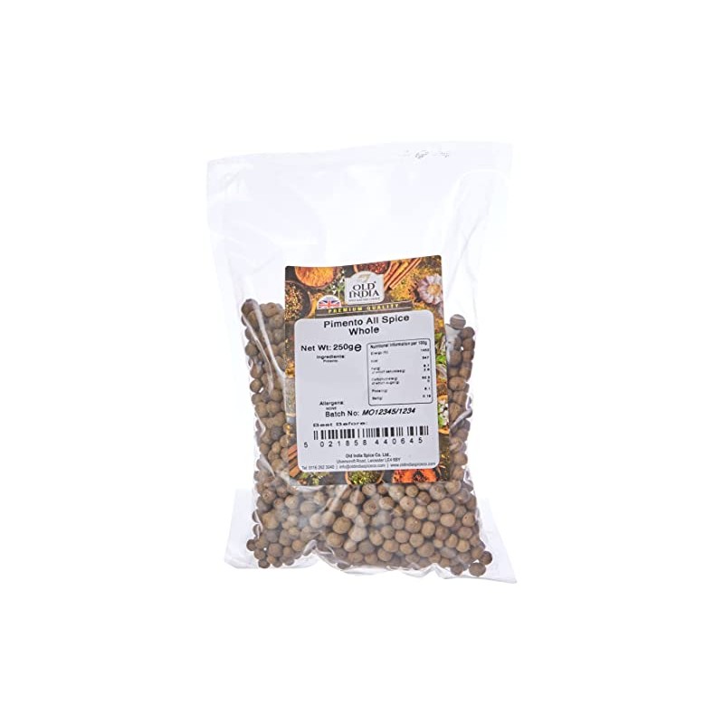 Old India Pimento All Spice Whole 250g