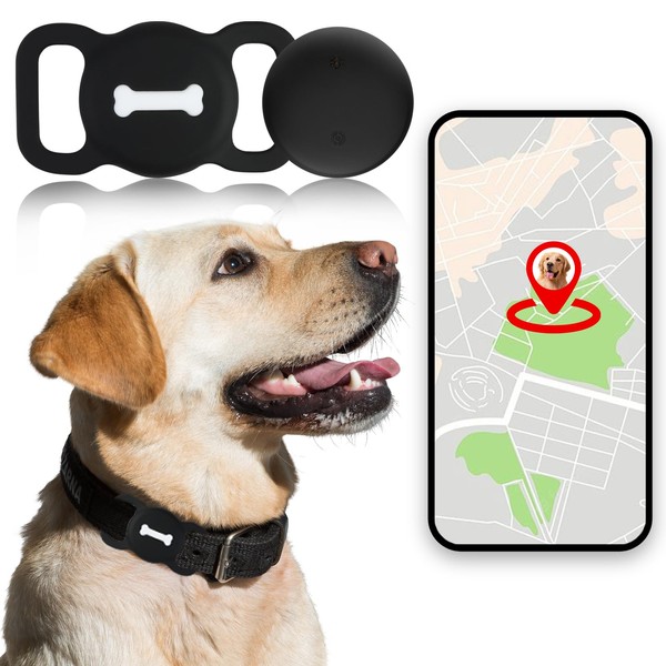 Yuio Dog Tracker, Mini Pet Tracker with Dog Collar Holder,