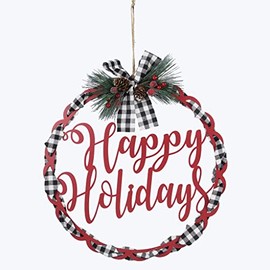 Young's Inc Metal Merry Christmas Wall Sign