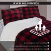 Elegant Comfort 3-Piece Buffalo Lodge-Plaid Comforter Set, Luxurious, Heavyweight, All