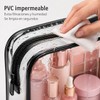 Set de 3 Bolsas de Maquillaje Transparentes de Viaje