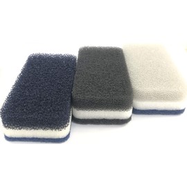 Duskins Kitchen Sponge, Pack of 3, Monotone (Antibacterial Type)