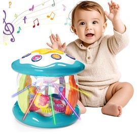 Baby Toys 6-12 Months Light Up Rotating Musical Toy for Infants 12-18 Learning Crawling Tummy Time Toys for 3 6 8 9 10 12 18 Months Boys Girls Toddler Gifts