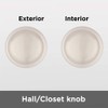 Kwikset Juno Interior Passage Door Knob, Handle For Closet and