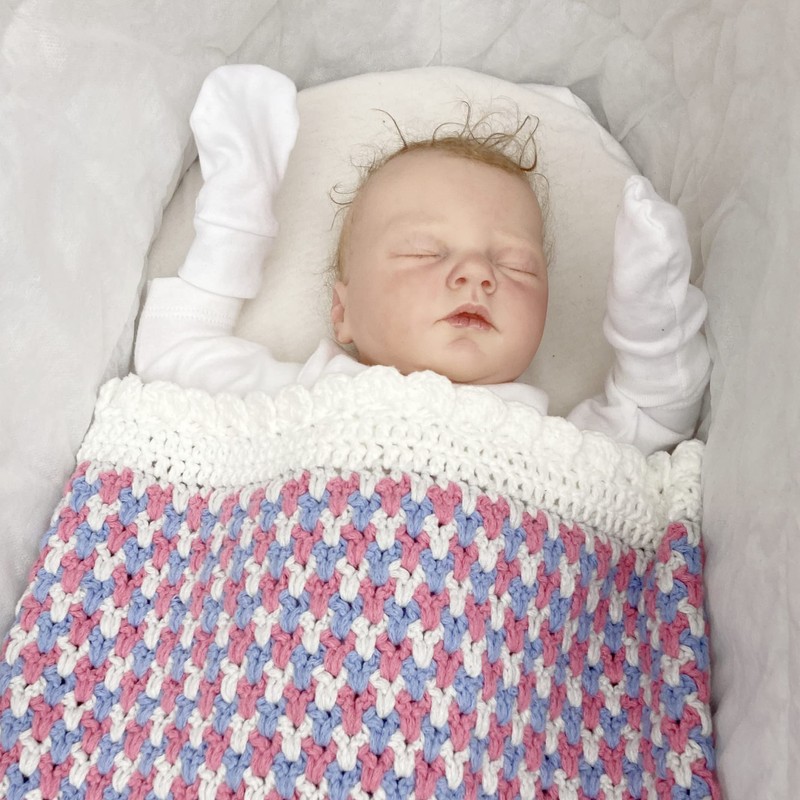 Crochet Pattern for Babies Blanket, Babys Blanket Crochet pattern, Aran