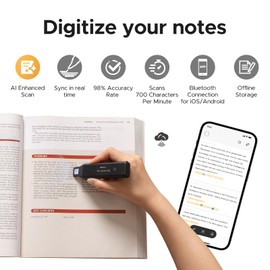 VYU iMark Digital Highlighter, Book Markers for Reading and Annotations, Real-Time Sync to Digitize, Store, and Share Quote Cards, Best Gift for Book Lovers, Students