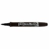 Shachihata Face Paint Marker, Brush Type, Black KFF-F-K