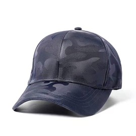 HUA YANG Baseball Cap Camouflage Men's Vintage Adjustable Cap Hat Retro, navy blue