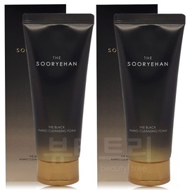 Sooryehan The Black Amino Cleansing Foam 150ml + 150ml / 수려한 더 블랙 아미노 클렌징 폼 150ml + 150ml