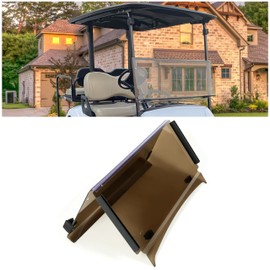 KUAFU Tinted Windshield Compatible with 2017-UP Yamaha DRIVE 2 Golf Cart Gas or Electric Folding Windscreen Smoke