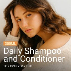 LOMA Daily Shampoo (clear formula) and Daily Conditioner (DUO PACK) 12 Ounce Each