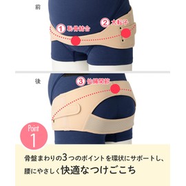 Wacoal Maternity MGY690 Pelvic Belt, For Both Pregnum and Postpartum Use, Anti-Slip Pelvic Belt, S - 3L, Gentle and Comfortable to Wear on Your Waist, Won't Get Stuffy, BL/black