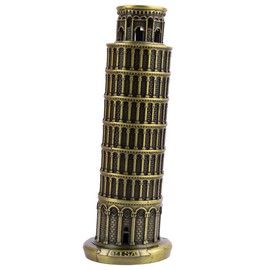 Framendino, Leaning Tower of Pisa Ornament Metal Statue Souvenir Figurine Model for Party Home Decoration