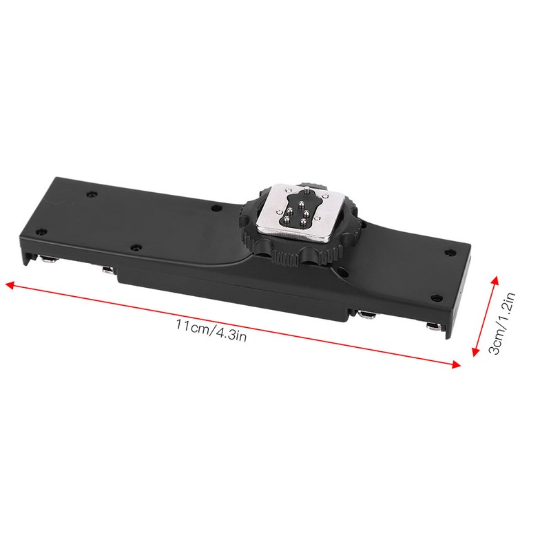 Quality Ultralight Dual Hot Shoe Splitter for SLR Camera Camcorder