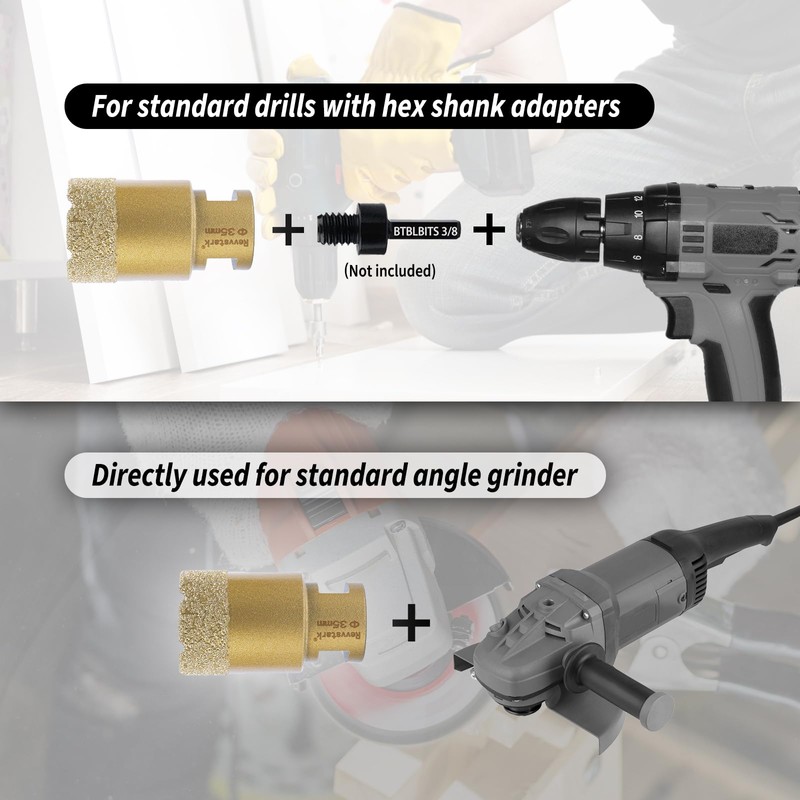 Diamond Core Drill Bits 3 Inch (75mm) Tile Hole Saws