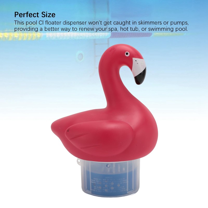 PVC Pool Cl Floater, Easy Open Floating Dispenser, Adjustable Floating