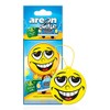 AREON Smile I Emoji Design Hanging Car Air Freshener, Fresh