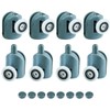 Selyse Pack of 8 Shower Door Rollers, 20 mm Single